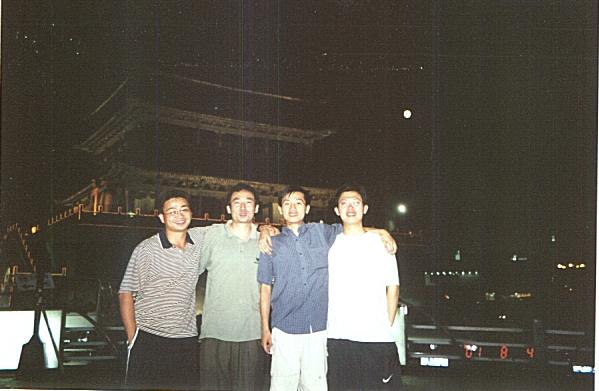 With my friends in Xi'an